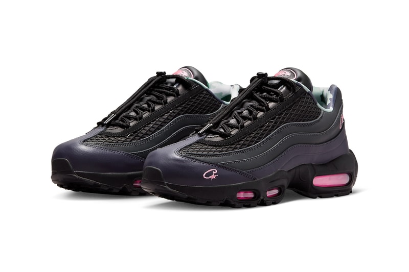 corteiz nike air max 95 pink beam sneaker new york pop up