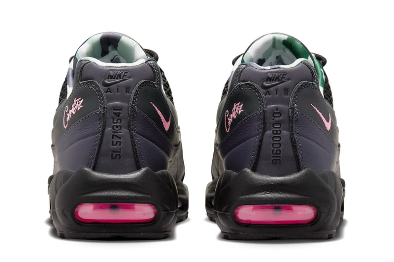 corteiz nike air max 95 pink beam sneaker new york pop up