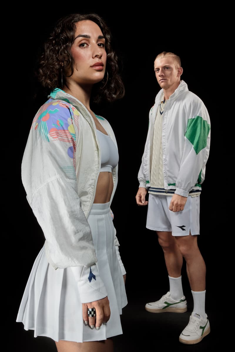 diadora tennis alejandro fokina martina trevisan archive b.560 sneaker campaign editorial feature lifestyle heritage