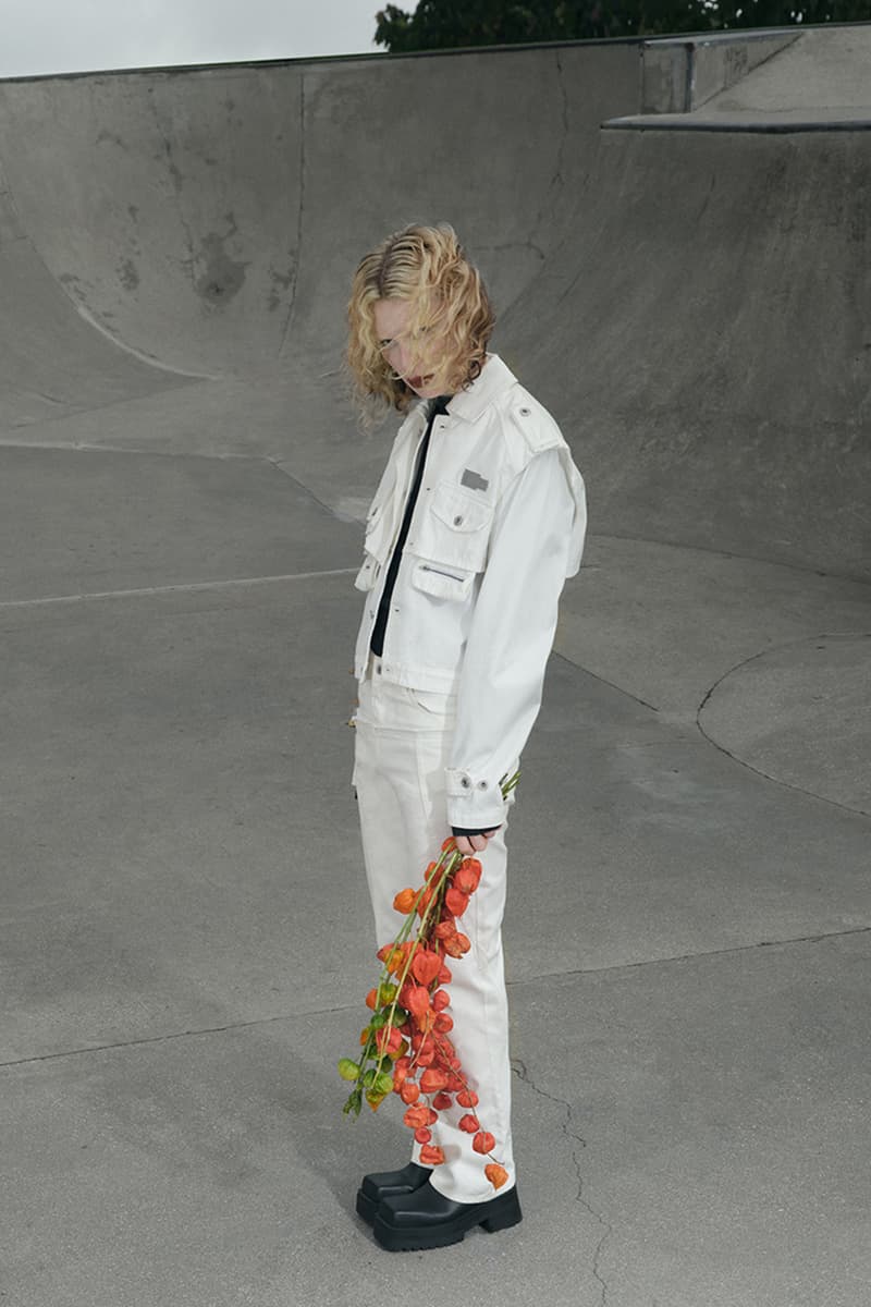 feng chen wang spring summer deconstructed denim