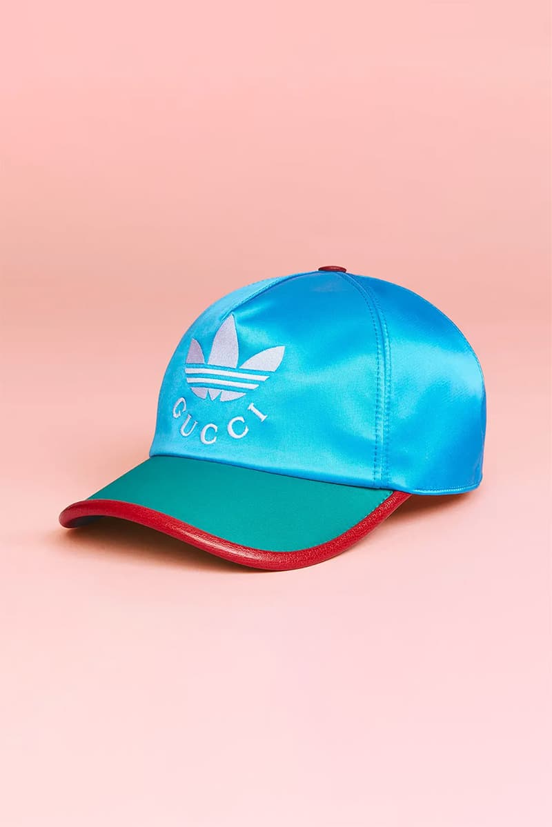 adidas gucci collaboration footwear sneakers slides hats bags