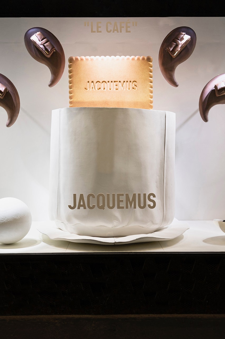 jacquemus paris pop up galeries lafayette coffee flowers