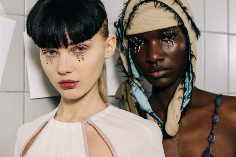 Head Backstage to Kiko Kostadinov's FW23 Show at Paris Fashion Week