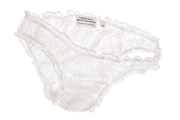 Love Stories Debuts Bridal Briefs Made From Upcycled Wedding Dresses
