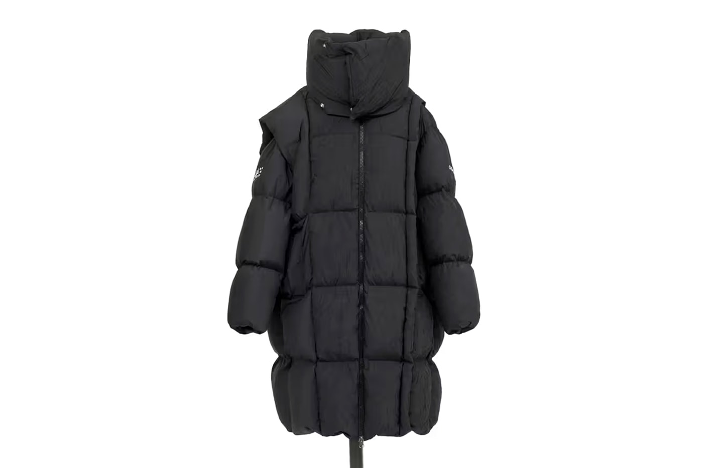 mm6 maison margiela chenpeng puffer jacket black outerwear 