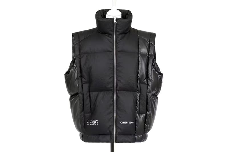 mm6 maison margiela chenpeng puffer jacket black outerwear 