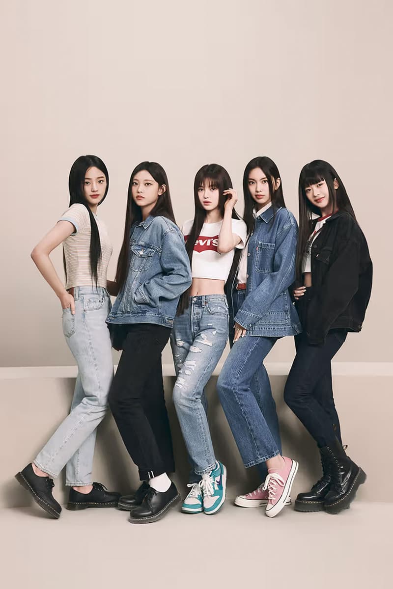 NewJeans Levi's Global Brand Ambassador Announcement Info