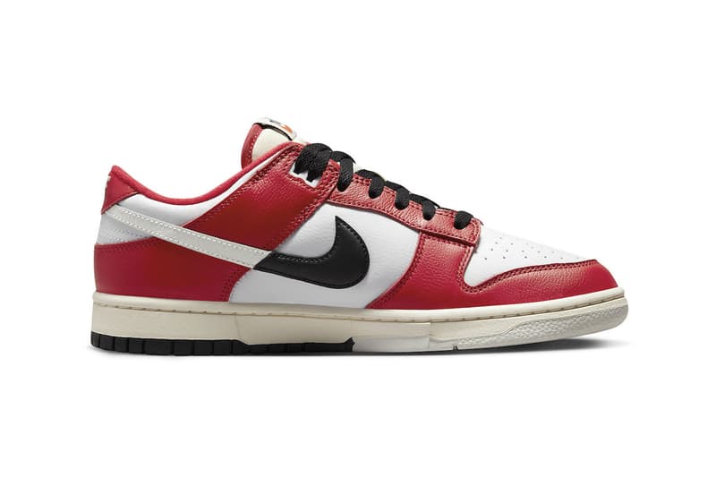 Nike Dunk Low Chicago Split Red Black White Official Images Release Date Info