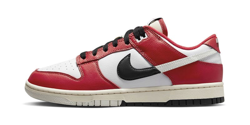 dunks red black white