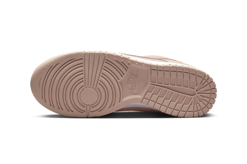 Nike Dunk Low PRM Premium Women's Sneakers Coral Pink Release Images Where to buy Pink Oxford