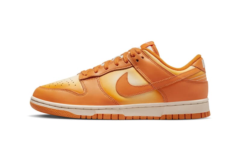 Nike Dunk Low Women's "Magma Orange" Release Restock Images Where to buy