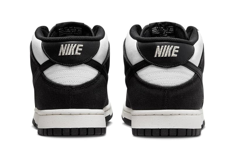 Nike Dunk Mid Panda Black White Images Release Date Price Info