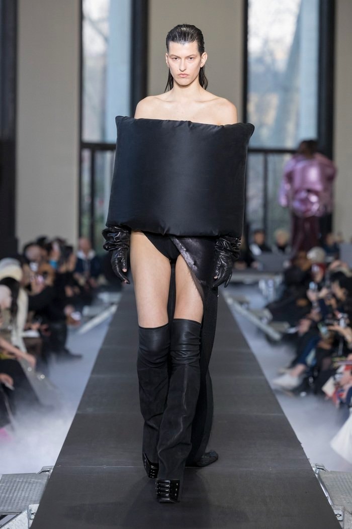 rick owens paris fashion week runway show sequins pink jackets