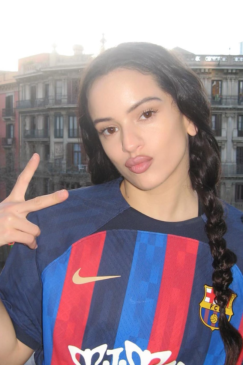 rosalia spotify nike football barcelona shirt