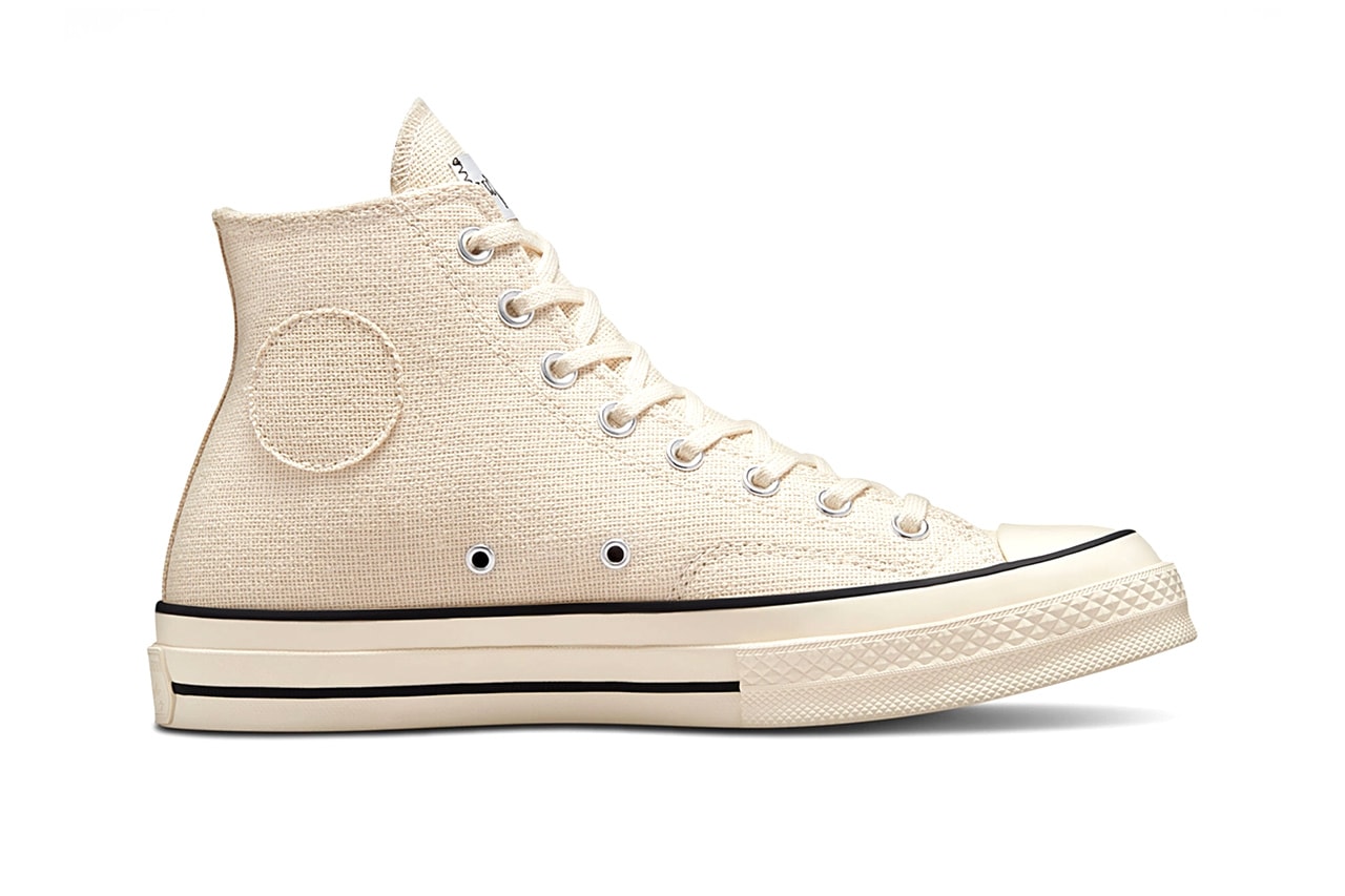 Stussy Converse Chuck 70 Hi Fossil Collaboration Pearl Studs Release Date Images 