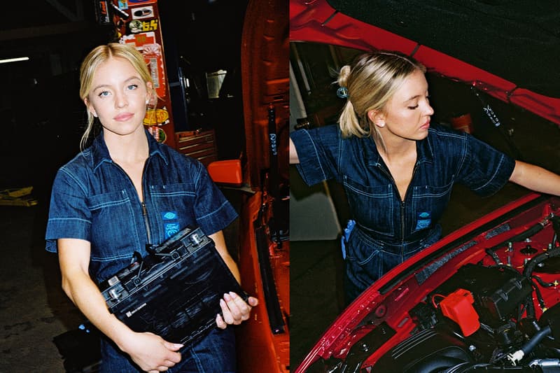 sydney sweeney ford dickies collaboration clothes workwear