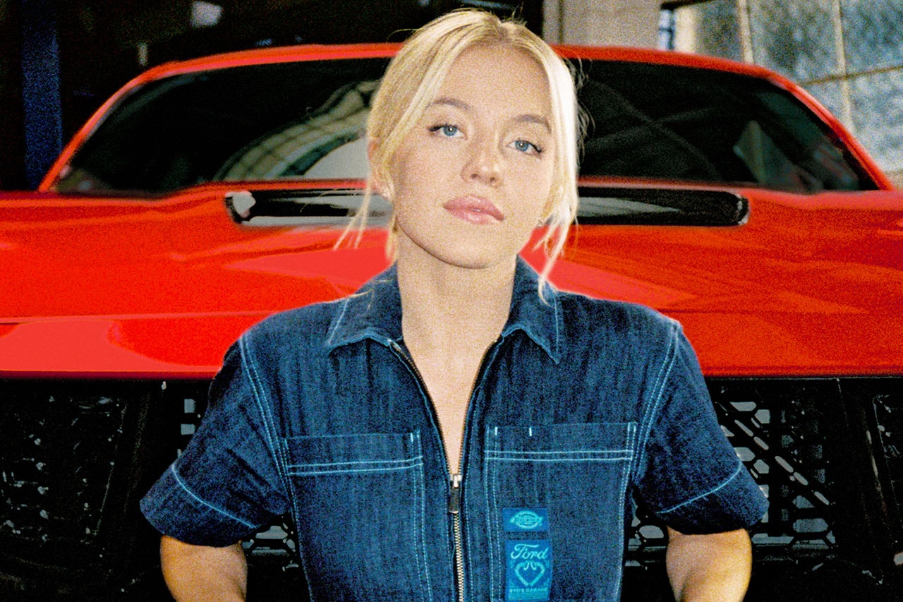 sydney sweeney ford dickies collaboration clothes workwear