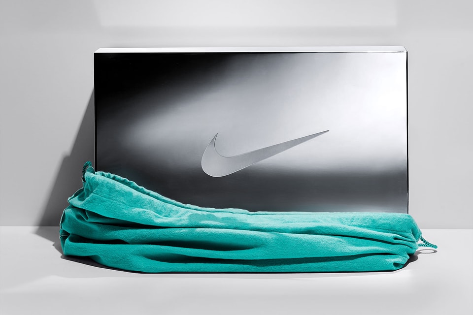 Tiffany & Co and Nike Unveil a 23-Pound Sterling-Silver Shoebox