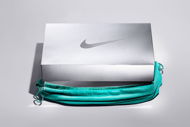 Tiffany Co Nike Air Force 1 1837 Sterling Silver Shoebox 23 lbs Images Release