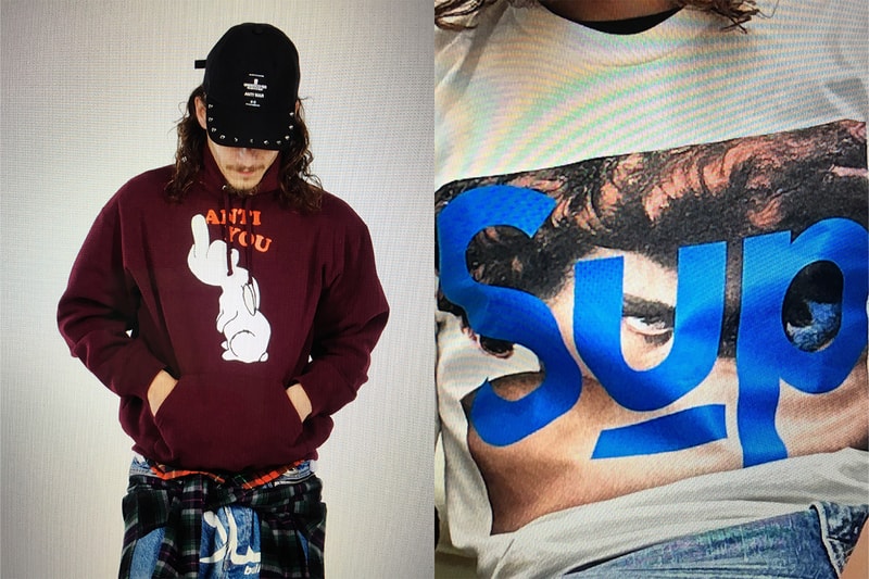 supreme undercover collaboration hats jackets hoodies bags