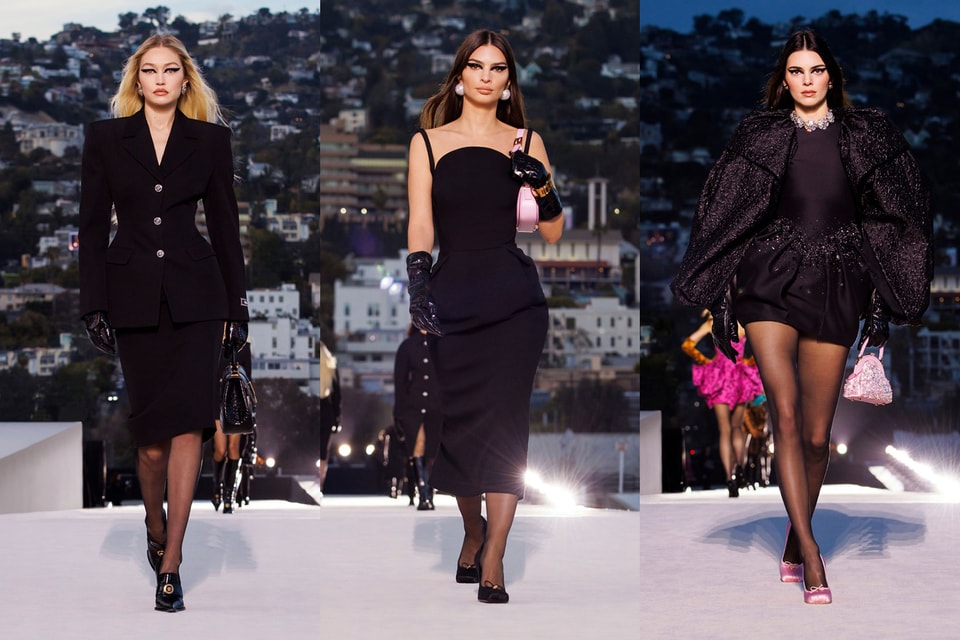 Gigi And Bella Hadid Return To The Runway For Versace Fall '21