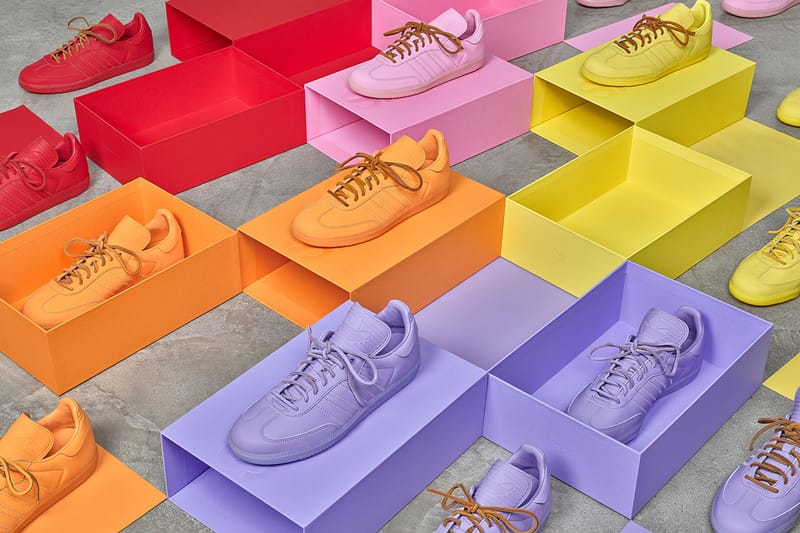 Pharrell Williams' x adidas Originals Debut Humanrace Samba Colors Collection
