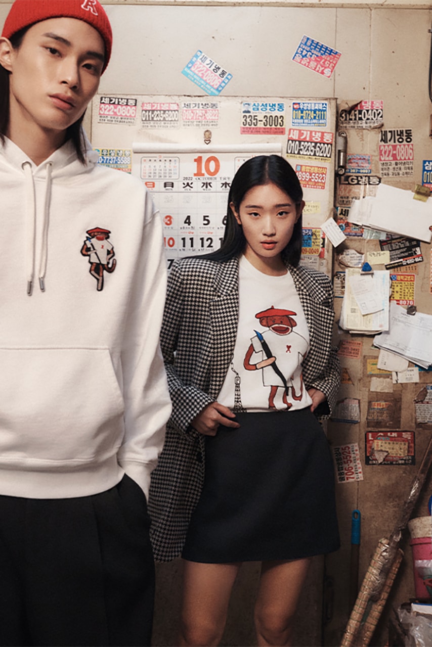 ami novo collection collaboration hoodies t-shirts button-down shirts south korea 
