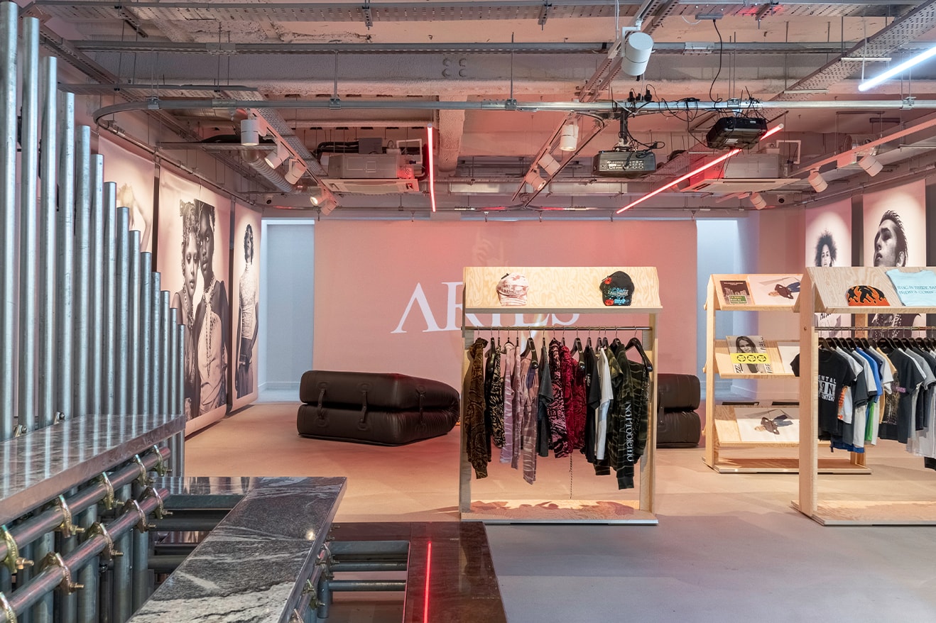 aries uk london store flagship retail clothing