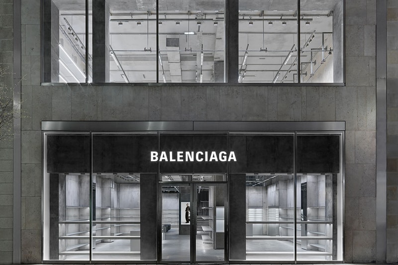 balenciaga hamburg retail store germany architecture