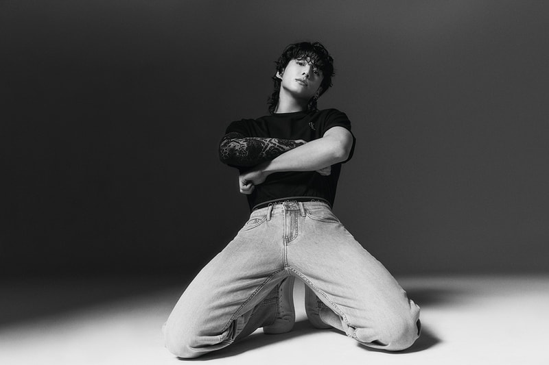 bts jungkook calvin klein summer spring denim jeans