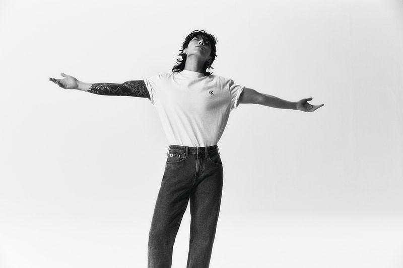 bts jungkook calvin klein summer spring denim jeans