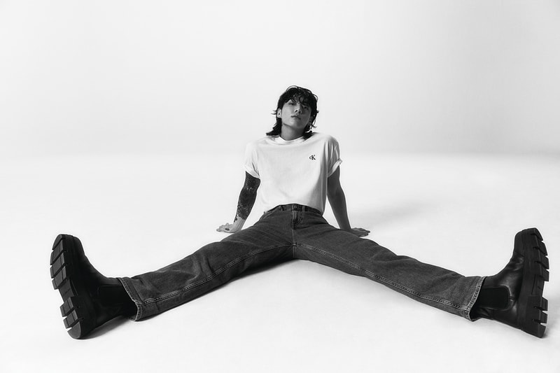 bts jungkook calvin klein summer spring denim jeans
