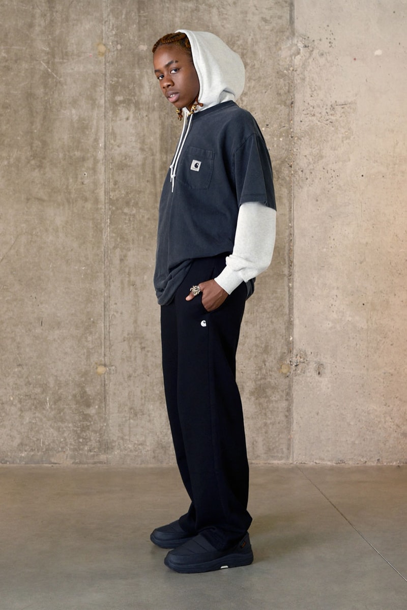 cahartt wip spring summer 2023 campaign lookbook coats outerwear pants t-shirts