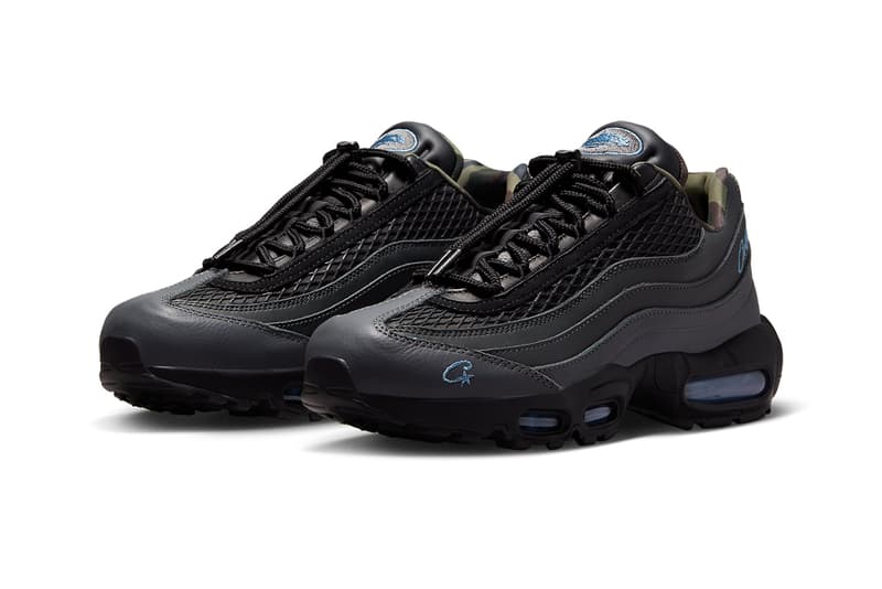 corteiz nike air max 95 aegean storm black blue