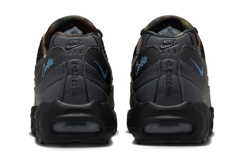 corteiz nike air max 95 aegean storm black blue