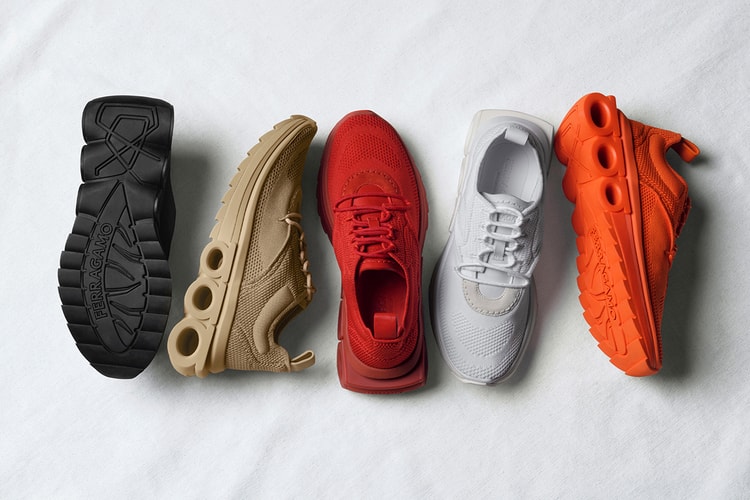 Ferragamo's Sneaker Gets Geometrical for SS23
