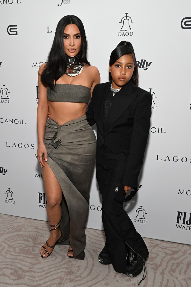 kim kardashian north west daily row fashion awards outfits celebrity style 