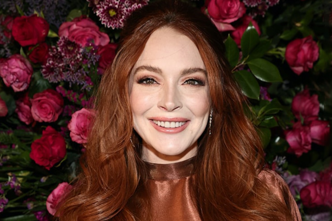 Lindsay Lohan irish Wish Netflix Hair Makeup Photos Instagram