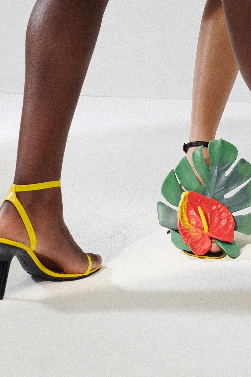 loewe spring summer 2023 shoe campaign video lookbooks heels clogs sandals