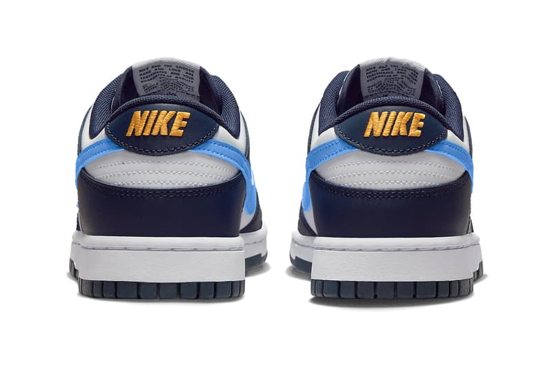 nike dunk low baby blue navy sneaker