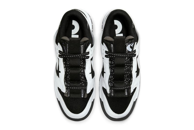 nike dunk low remastered reverse panda black white sneaker