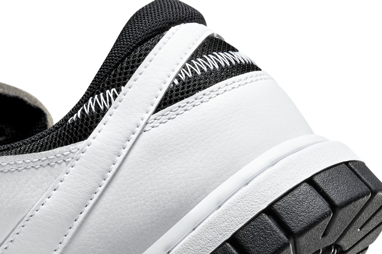 nike dunk low remastered reverse panda black white sneaker