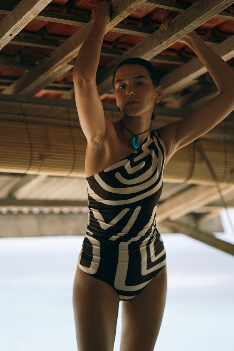 oas spring summer 2023 women's collection lookbook swimwear jagger swimsuit dresses