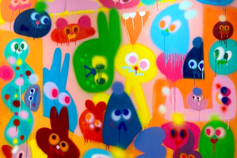 omni gallery london jon burgerman exhibition sim city