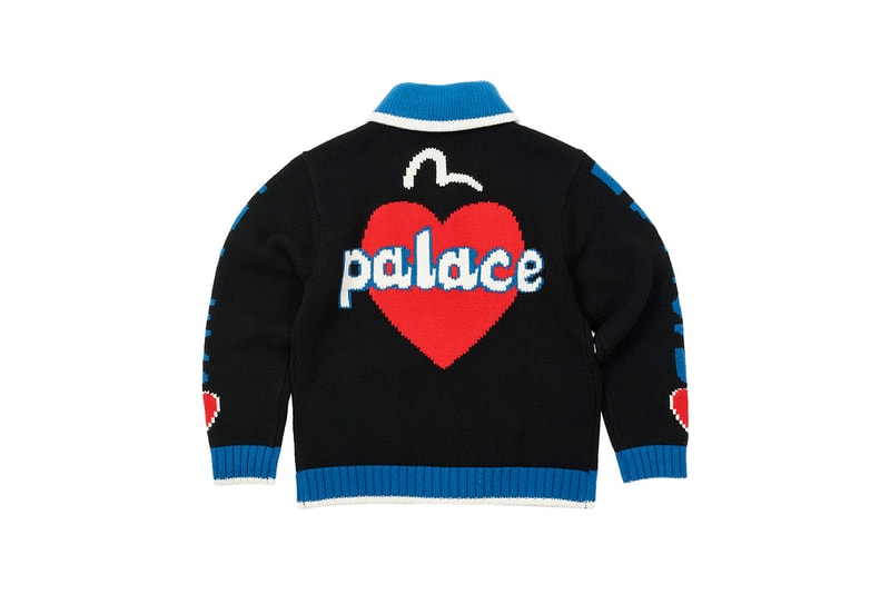 palace evisu denim hats hoodies jeans prints