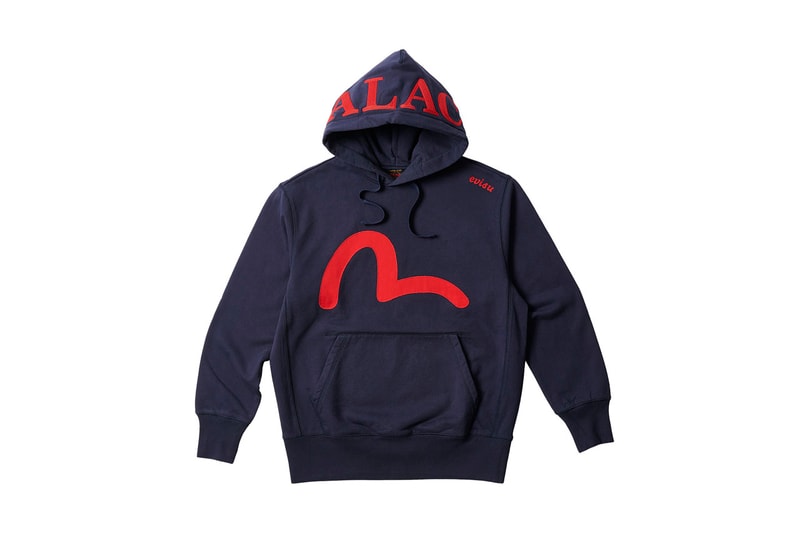 palace evisu denim hats hoodies jeans prints