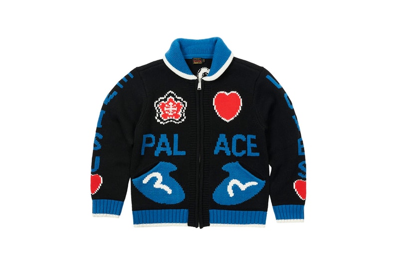 palace evisu denim hats hoodies jeans prints