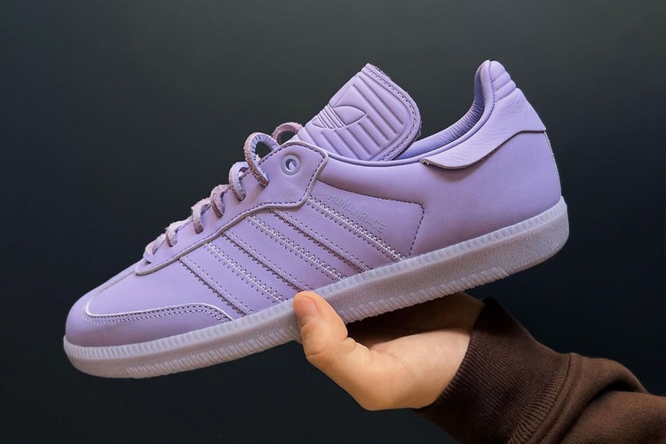 Take a First Look at the Pharrell x adidas Humanrace Samba "Lilac"