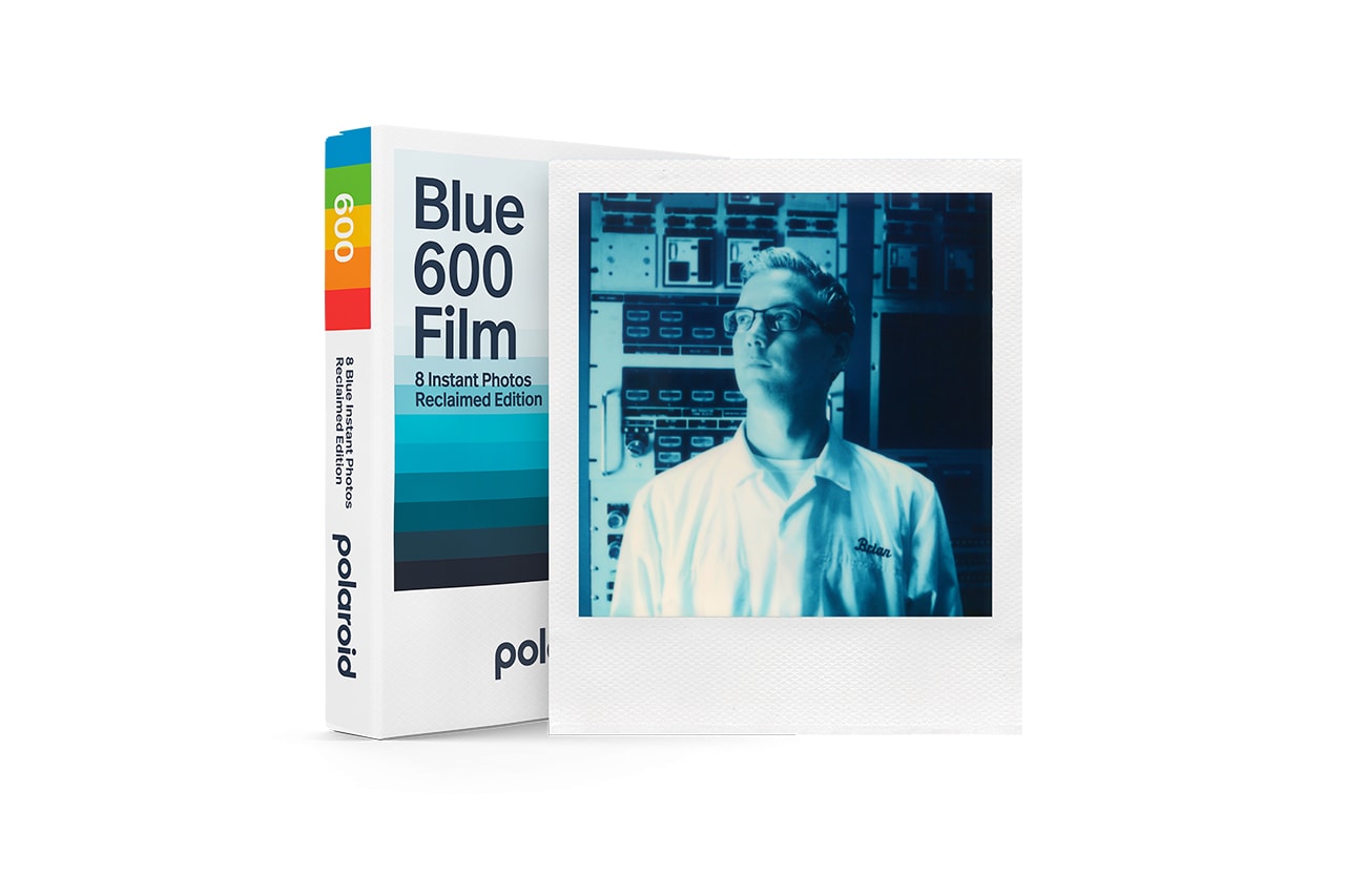 polaroid reclaimed blue 600 film chemical reaction film photography 