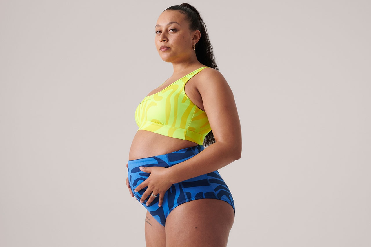 adidas stella mccartney maternity swimwear two piece bikini set